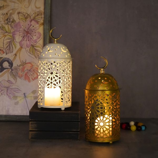 Photophore doré marocain pour intérieur stylé