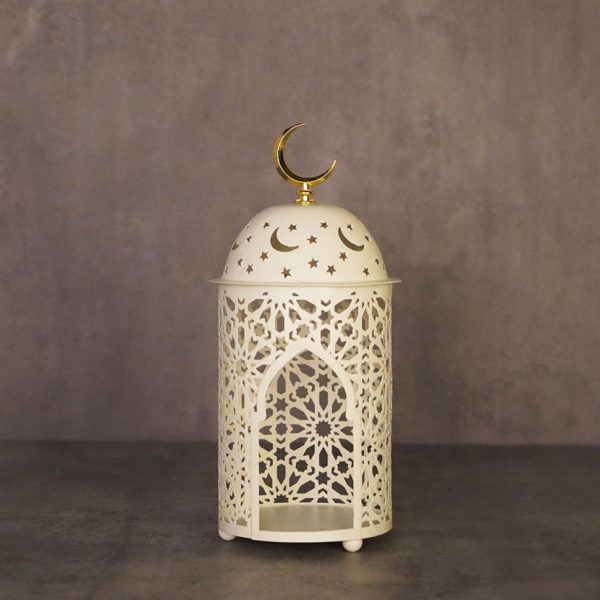 Photophore doré marocain idéal pour soirées