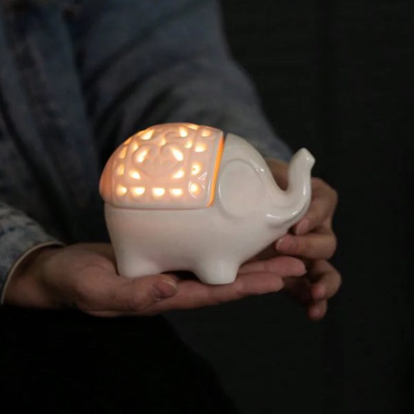 Céramique éléphant décoratif pour ambiance chaleureuse