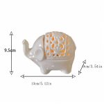 Photophore design éléphant, objet décoratif chic