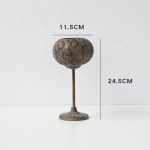 Photophore noir pour éclairage d'ambiance