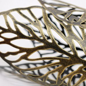 Photophore doré automnal pour une ambiance chaleureuse