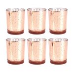 Photophore doré en forme de gobelet