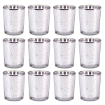 Photophore en métal rose gold raffiné