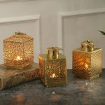 Lanterne en fonte au design ajouré