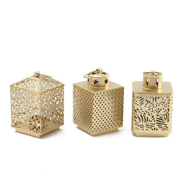 Élégante lanterne en fer forgé pour intérieur