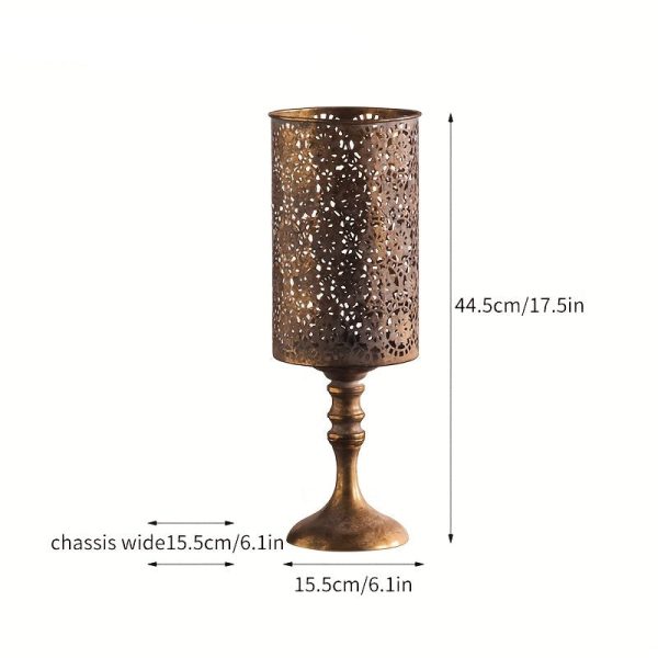 Éclairage en fonte avec look vintage