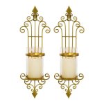 Accessoire mural doré pour ambiance chaleureuse