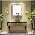 Élégant photophore doré pour éclairage décoratif