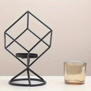 Cube noir pour ambiance lumineuse chaleureuse