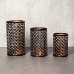 Photophore noir, parfait pour éclairer vos espaces