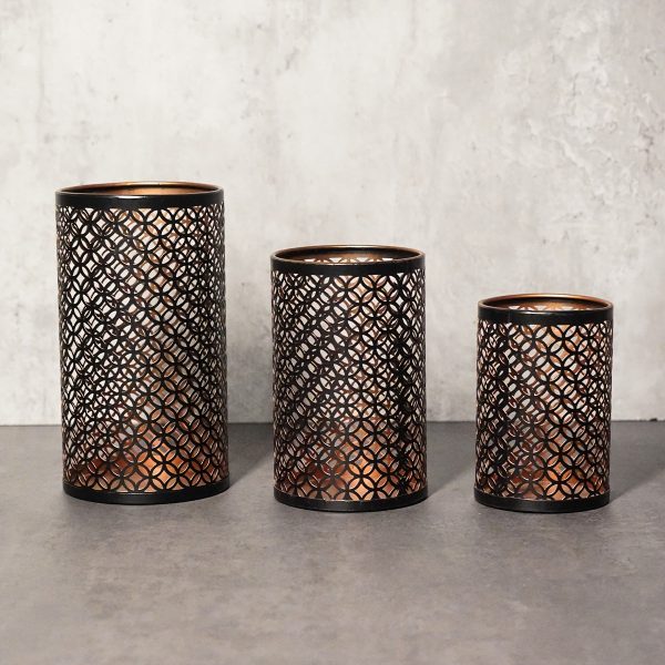 Photophore noir, parfait pour éclairer vos espaces