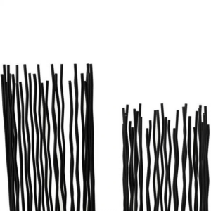 Photophore noir en fil droit pour intérieur stylé