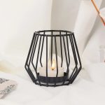 Photophore noir pour une ambiance chaleureuse et stylée