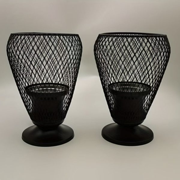 Photophore noir, idéal pour créer une atmosphère conviviale