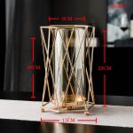 Photophore design en cristal, accessoire de table chic