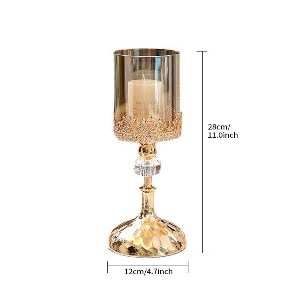 Verre et cristal réunis dans un photophore moderne