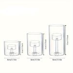 Photophore en cristal - Ensemble de bougeoirs modernes