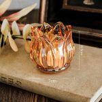 Ambiance chaleureuse avec verre glacé tulipe