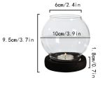 Accessoire décoratif en verre pour éclairage doux