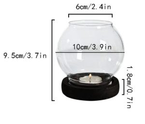 Accessoire décoratif en verre pour éclairage doux