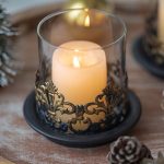 Ensemble de photophores en verre décoratifs