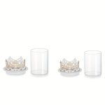 Photophore design en verre pour ambiance romantique