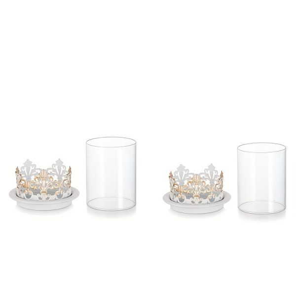 Photophore design en verre pour ambiance romantique