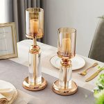 Photophore design en verre et cristal pour décoration