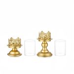 Accessoires en verre pour créer une atmosphère romantique