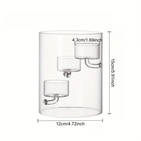 Verre rond, photophore idéal pour embellir votre espace