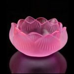 Porte bougie en cristal pour méditation