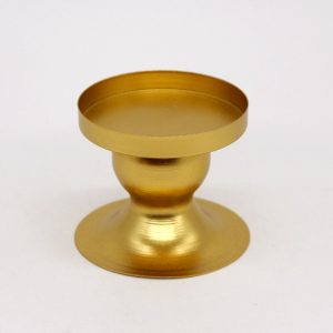 Porte Bougie doré, élément de décoration zen