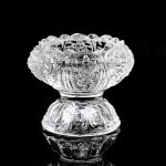 Porte-Bougie Verre - Fleur pour une ambiance spirituelle