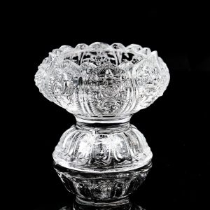 Porte-Bougie Verre - Fleur pour une ambiance spirituelle