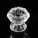 Accessoire décoratif en verre pour bougies et méditation