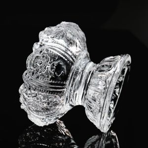 Porte-bougie élégant avec motif floral pour intérieur zen