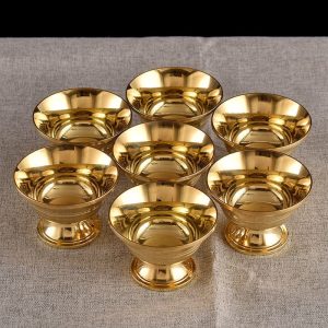 Porte Bougie Tibétain x7 pour une ambiance spirituelle