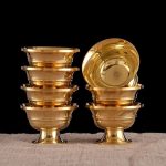 Porte bougie en bol tibétain pour décoration zen