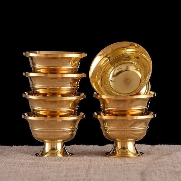 Porte bougie en bol tibétain pour décoration zen