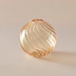 Accessoire de décoration en verre strié