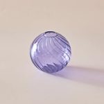 Vase décoratif en verre pour ambiance chaleureuse