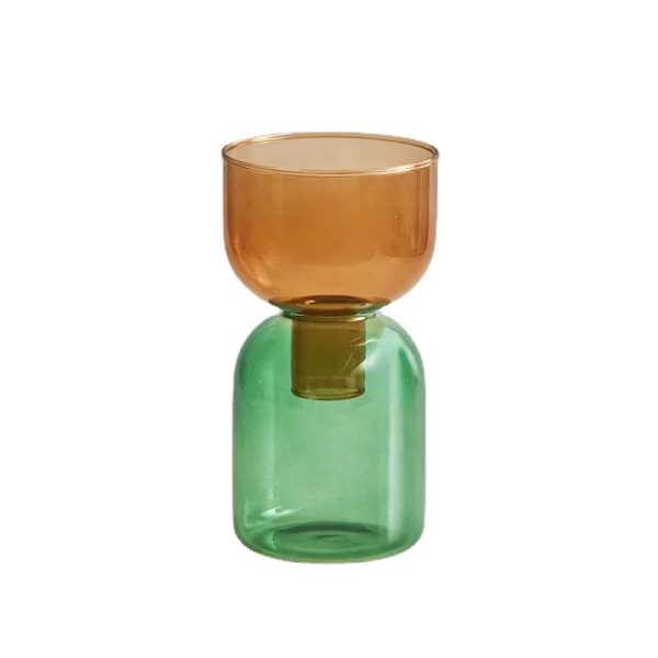 Accessoire en verre bicolore pour style raffiné