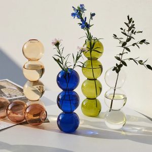 Soliflore Verre - Boule élégante pour décoration intérieure