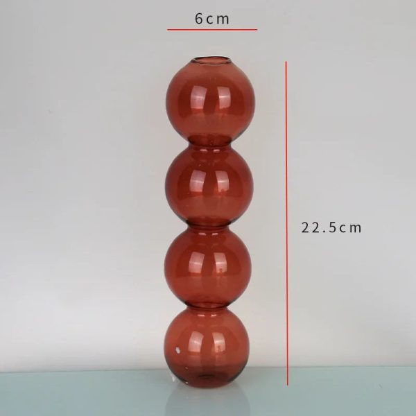 Vase décoratif en verre boule pour intérieur