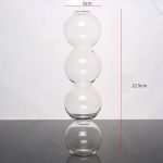 Soliflore en verre simple pour décoration florale