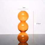 Vase en verre design boule pour style minimaliste