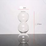 Vase en verre boule - élégance et simplicité