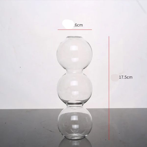 Vase en verre boule - élégance et simplicité