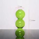 Vase boule en verre pour décoration